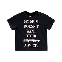 NO ADVICE BABY TEE